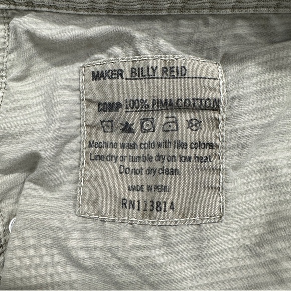 Billy Reid size 34 "5 Pocket Pant" in light tan, cotton, casual, weekend - Picture 10 of 12